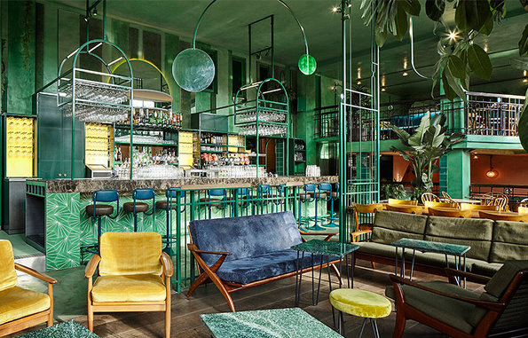 像熱帶雨林的餐廳