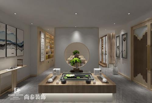 深圳寶安中式風(fēng)格茶藝體驗館裝修設(shè)計