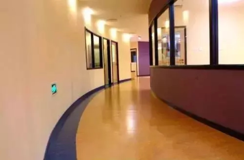 亞麻地板辦公室裝飾