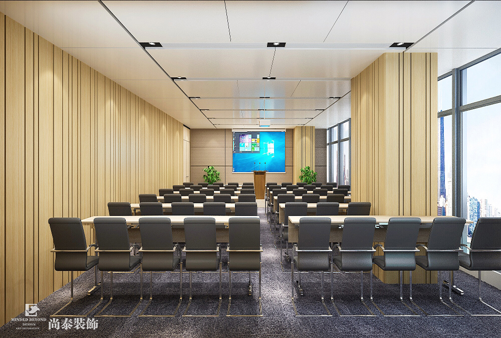 深圳龍崗萬(wàn)科大廈生物醫(yī)療科技辦公室裝修設(shè)計(jì)