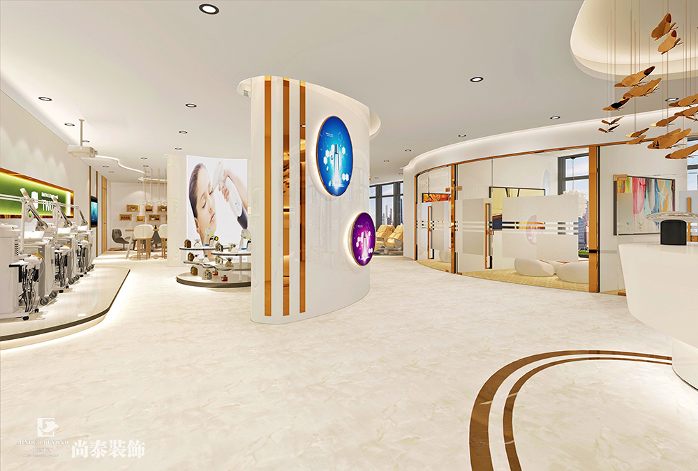 深圳龍崗萬(wàn)科大廈生物醫(yī)療科技辦公室裝修設(shè)計(jì)