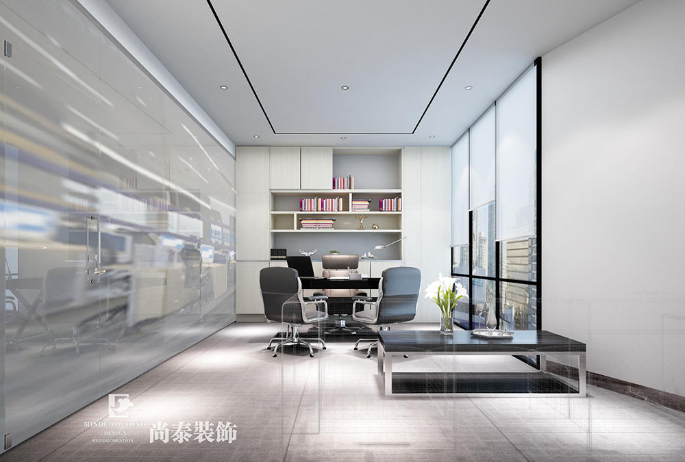 深圳坪山生物醫(yī)藥辦公室裝修設(shè)計效果圖 