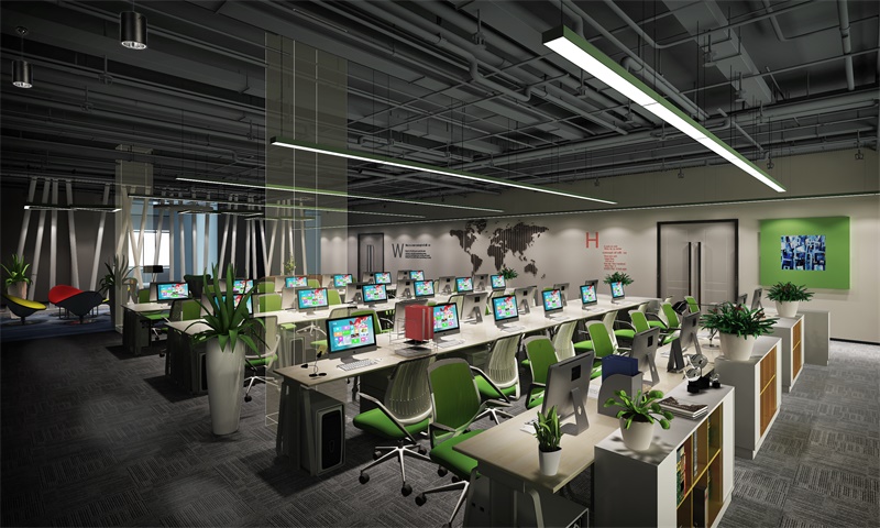 開(kāi)放式員工辦公室