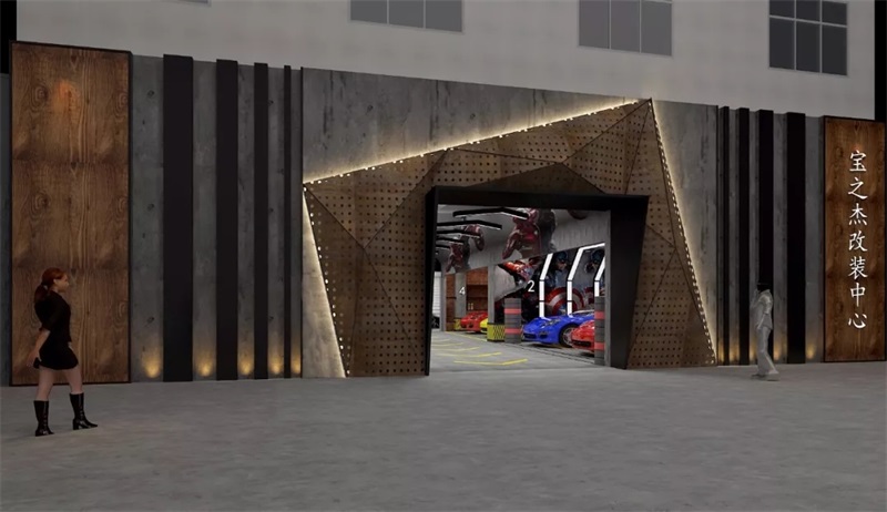 汽車展廳效果圖