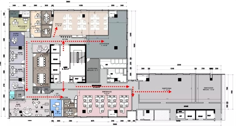 辦公室裝修動(dòng)線圖