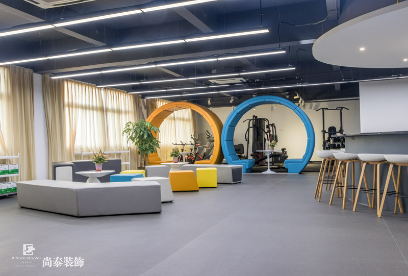 健身區(qū)裝修實拍圖