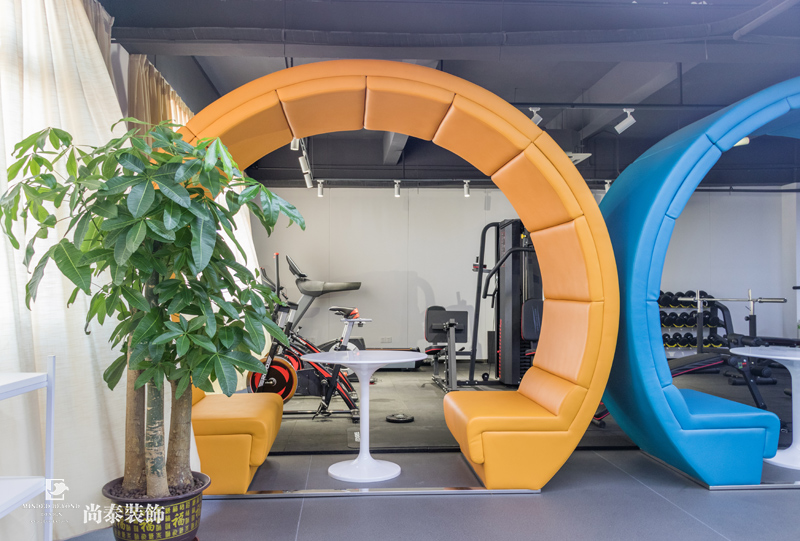 健身區(qū)裝修實拍圖