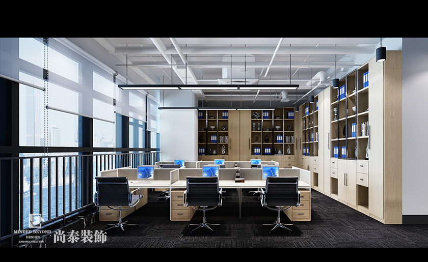 簡(jiǎn)約辦公室裝修設(shè)計(jì)效果圖