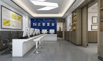 簡約商務辦公室裝修設計方案，不一樣的設計方案