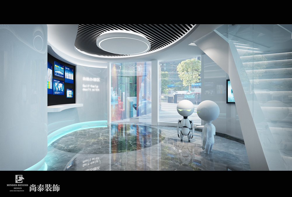 深圳南山儲能大廈國泰君安金融證券辦公室裝修設(shè)計(jì)效果圖 