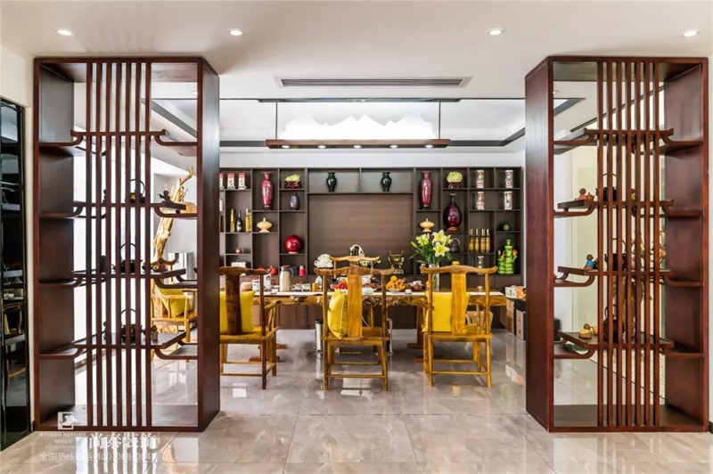 董事長茶水區(qū)裝修實景圖