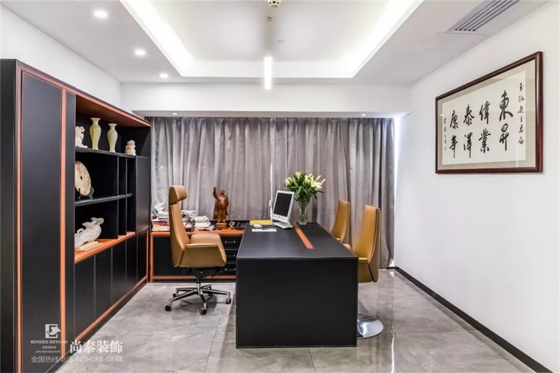 經理辦公室裝修實景圖