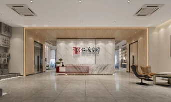 生物科技公司辦公室裝修效果圖，現(xiàn)代簡約的科學(xué)養(yǎng)生