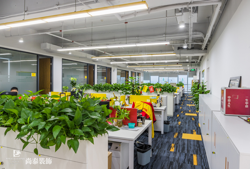 辦公室裝修實(shí)景圖