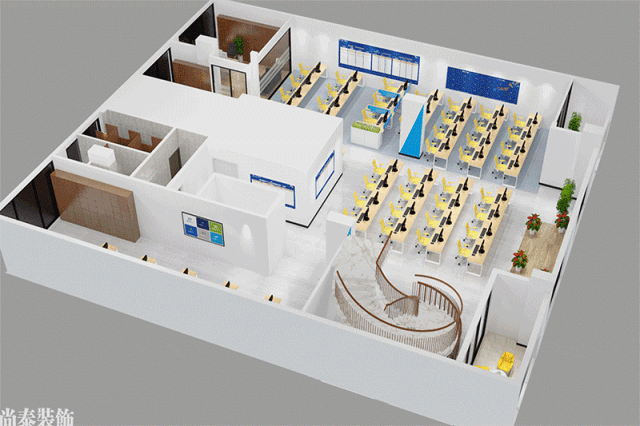 博天企業(yè)辦公室裝修效果圖