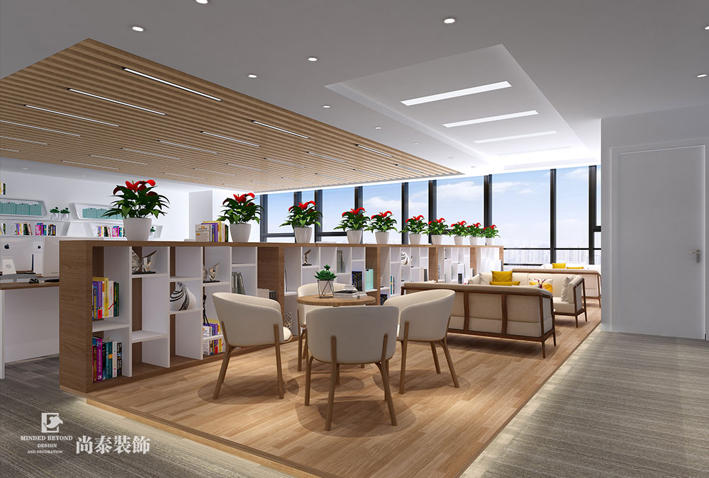 深圳龍崗坂田家庭用品貿(mào)易公司辦公室裝修設計