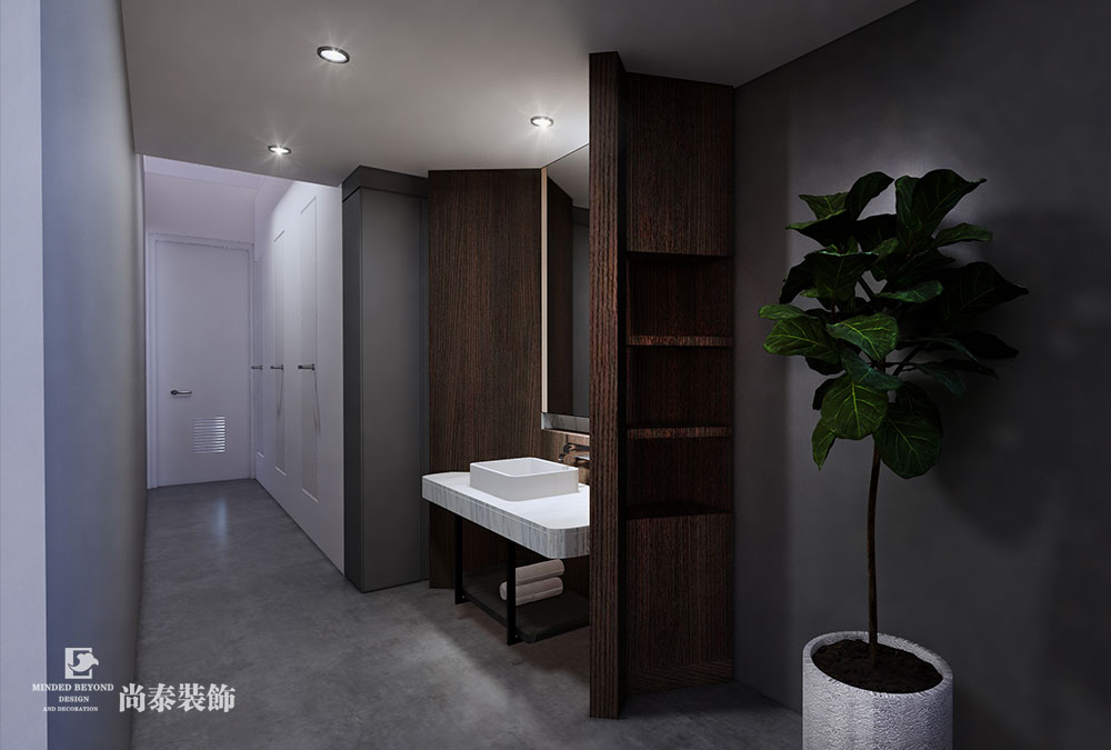 深圳寶安鼎新科技園檢測公司現(xiàn)代簡約辦公室裝修設(shè)計(jì)