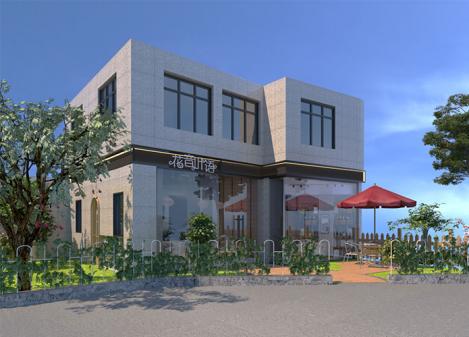 廣州天河復(fù)古風(fēng)小清新咖啡廳裝修設(shè)計(jì)