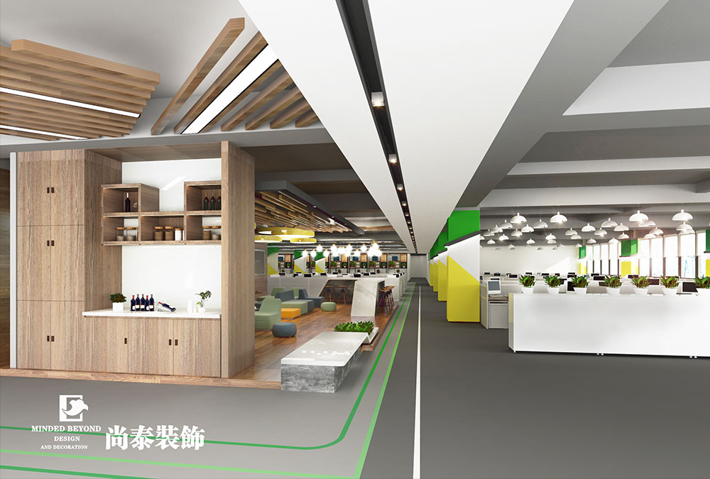 深圳光明環(huán)球工業(yè)區(qū)電池電子公司空間裝修設(shè)計(jì)