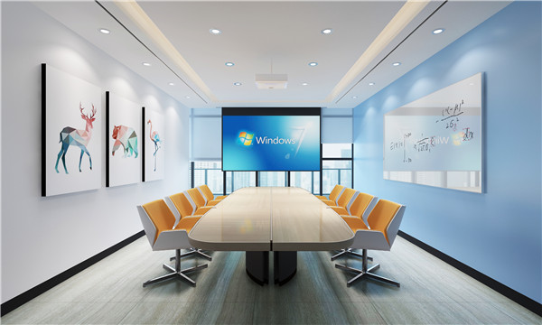 辦公室會議室裝修效果圖 辦公室會議室設計效果圖