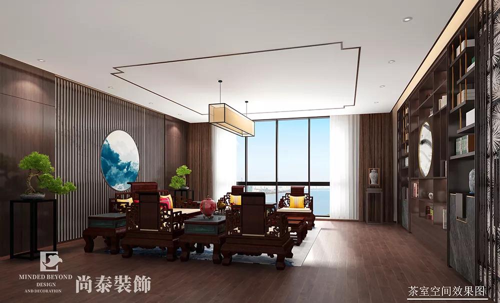 企業(yè)辦公室茶室裝修效果圖