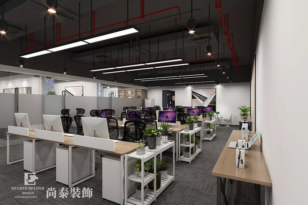 電商公司辦公室裝修效果圖片