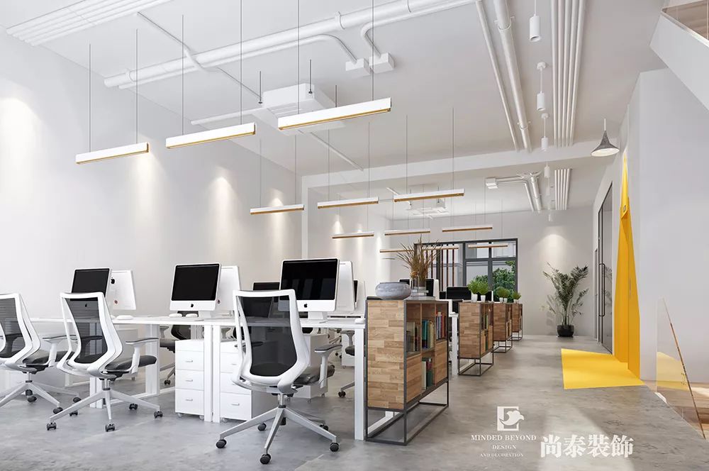 電商公司開(kāi)放辦公區(qū)裝修