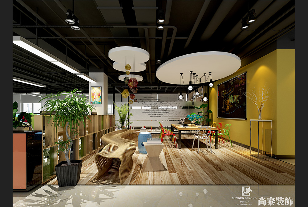 深圳市南山區(qū)科技園羅馬仕科技公司辦公室裝修設計