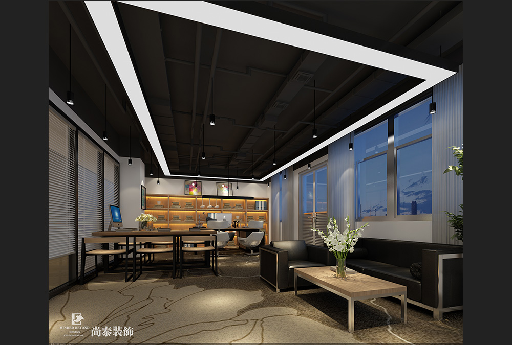 深圳市南山區(qū)科技園羅馬仕科技公司辦公室裝修設計