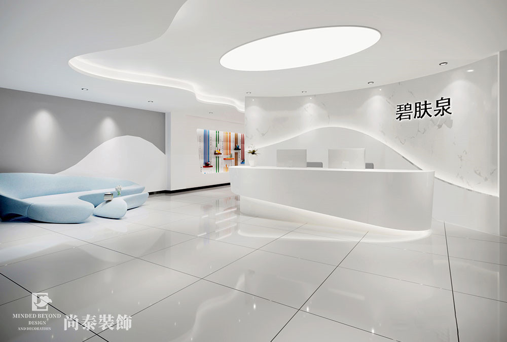 辦公室前臺(tái)設(shè)計(jì)裝修效果圖