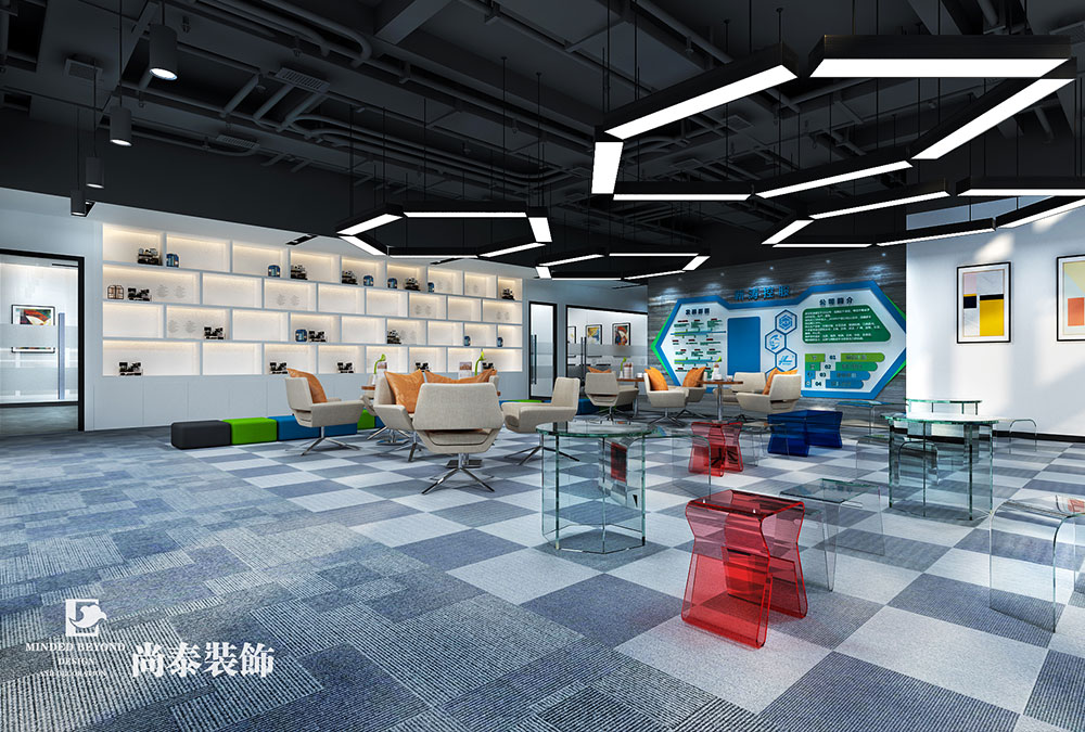 工業(yè)風辦公室裝修設計效果圖