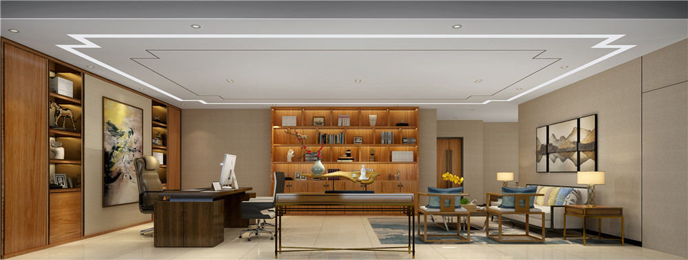 老總辦公室裝修風(fēng)格效果圖
