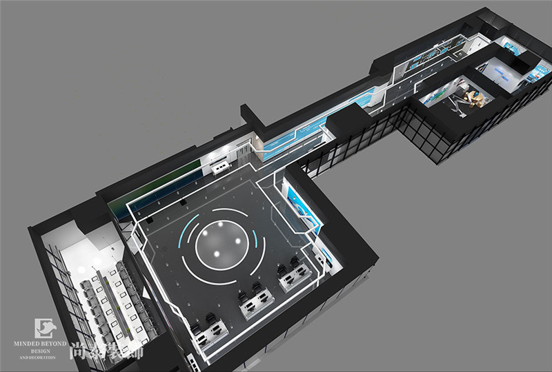 裝修設計辦公室效果圖