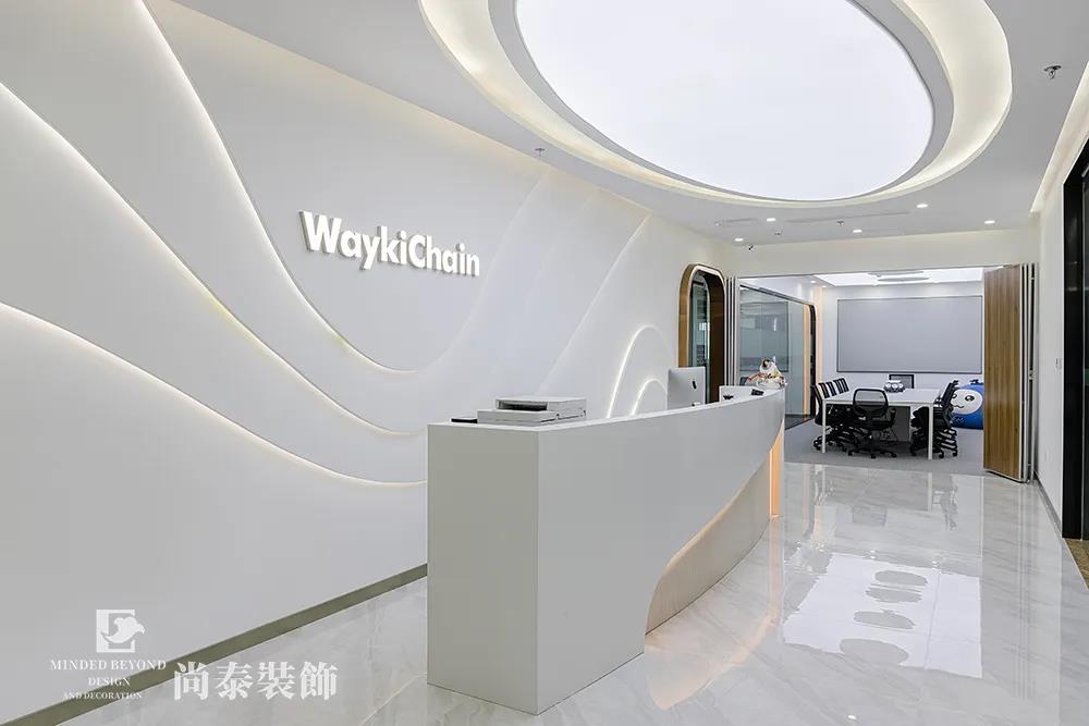 辦公室前廳裝修實(shí)景圖