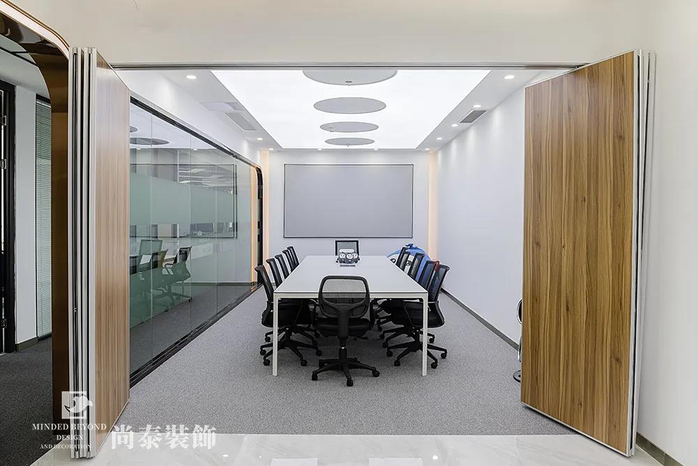 辦公室會(huì)議室裝修實(shí)景圖
