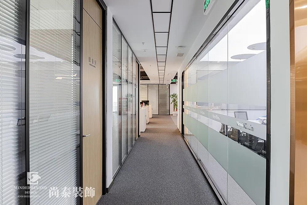 辦公室過道裝修實(shí)景圖