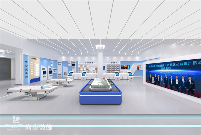 企業(yè)展廳設(shè)計(jì)效果圖