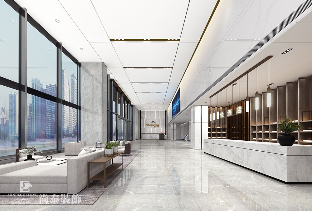 深圳寶安臣田研發(fā)大樓寫(xiě)字樓大堂翻新裝修設(shè)計(jì) 