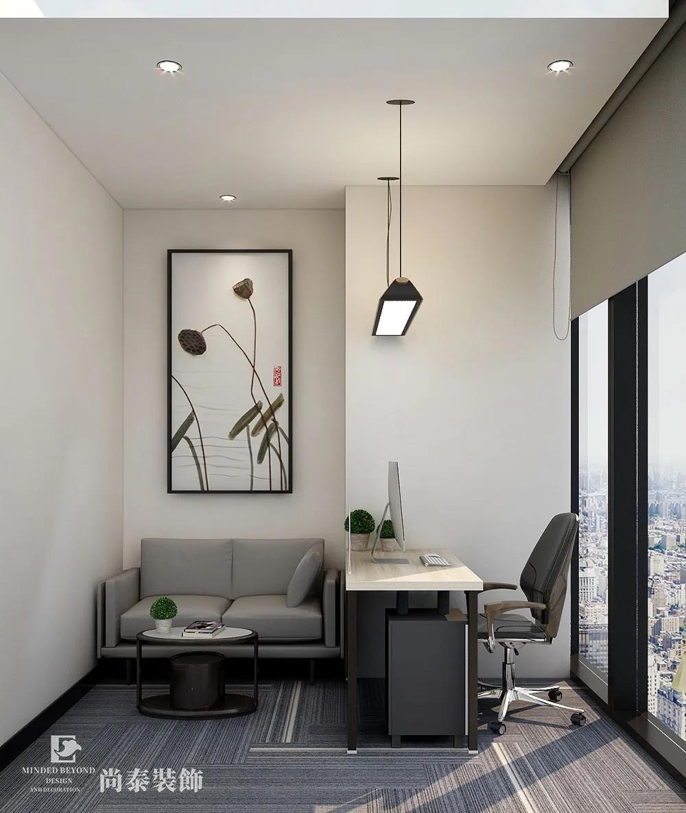 100平米科技公司經(jīng)理辦公室設(shè)計(jì)