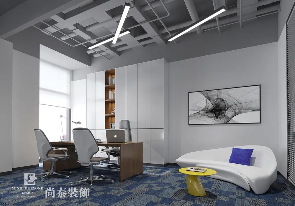 科技公司業(yè)務經理辦公室裝修效果圖