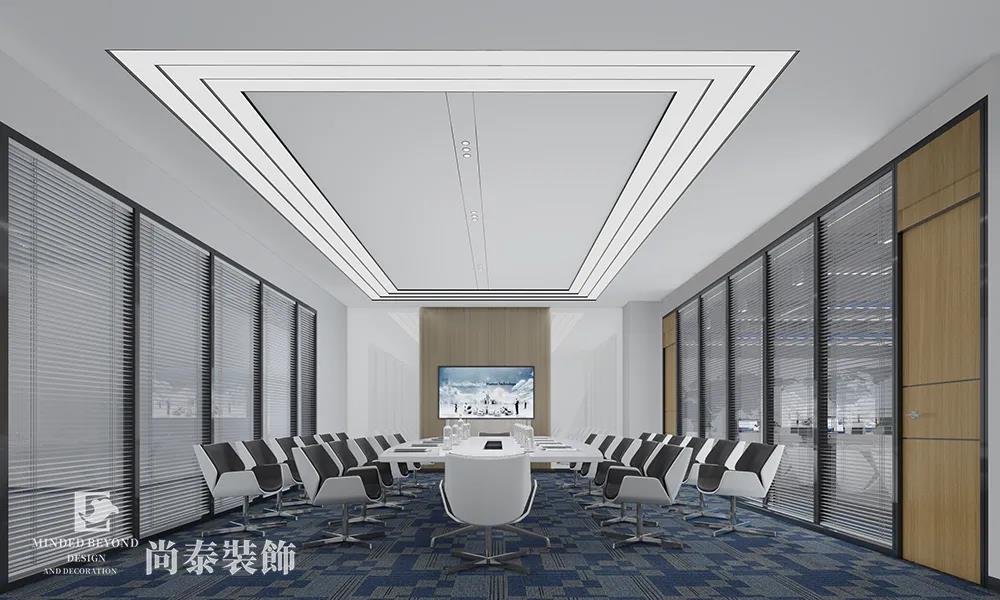 科技公司總經理辦公室會議室裝修效果圖