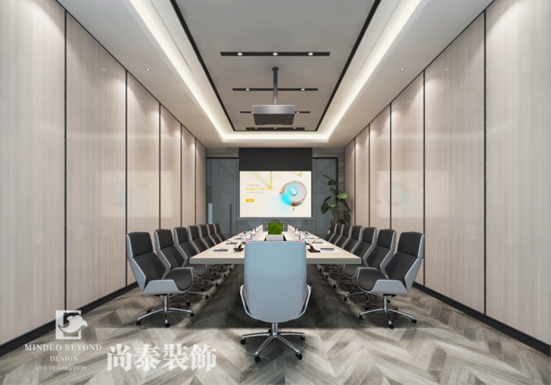 商貿(mào)公司辦公室大會議室裝修效果圖