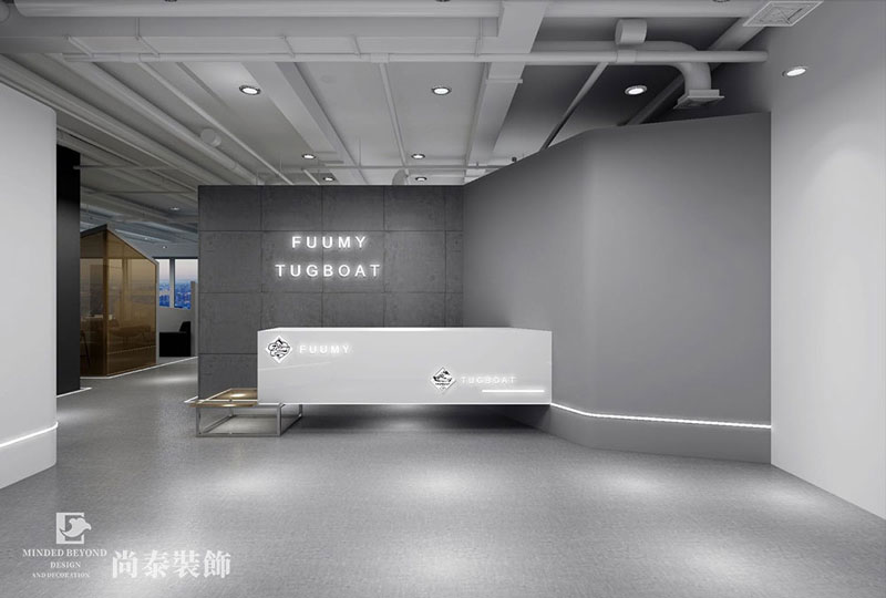 極簡(jiǎn)工業(yè)風(fēng)辦公室裝修效果圖