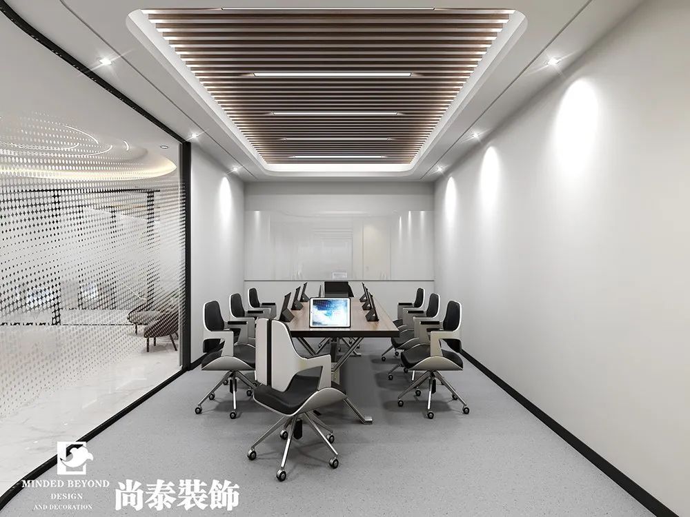 電子科技公司辦公室會議室裝修實景圖