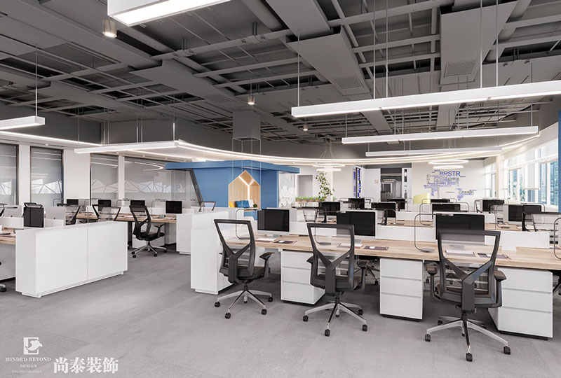 辦公室裝修卡位設(shè)計效果圖