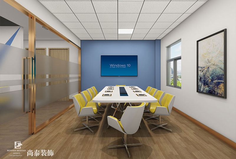 辦公室會(huì)議室裝修效果圖