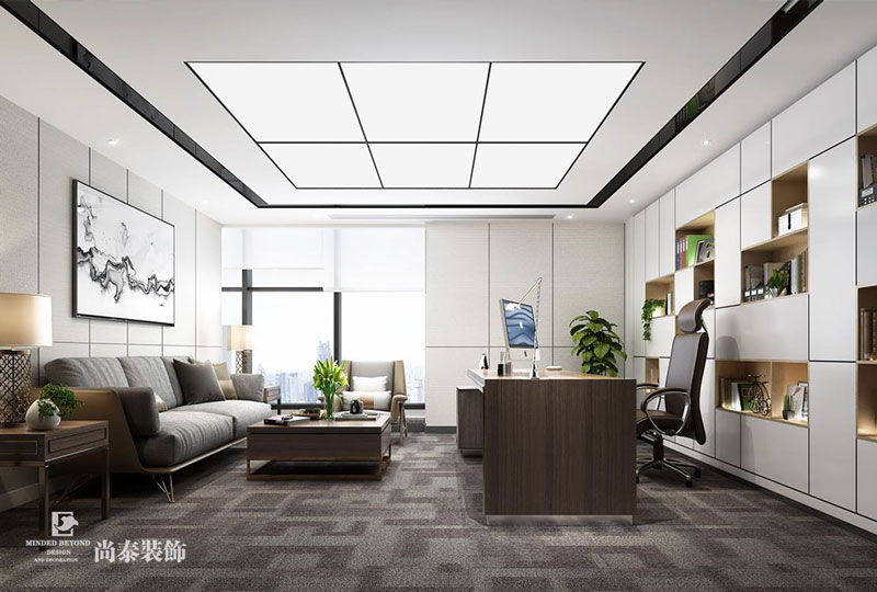 辦公室簡約裝修風格效果圖