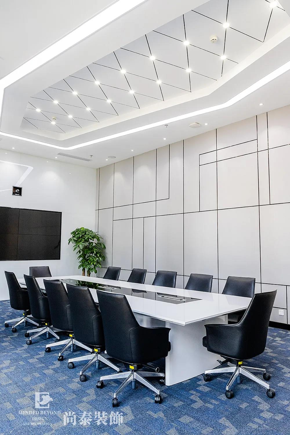 金融科技公司會議室設計裝修實景圖
