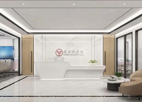 深圳福田車公廟供應鏈管理公司空間裝修設(shè)計效果圖