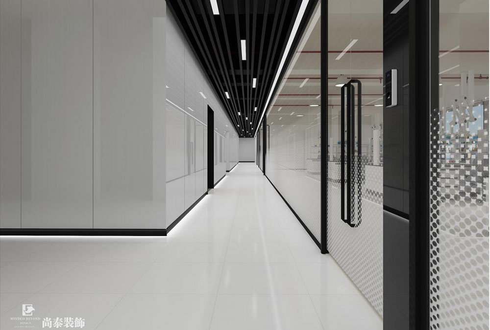 深圳南山西麗塘朗城6500平米聲學公司辦公室裝修設計效果圖